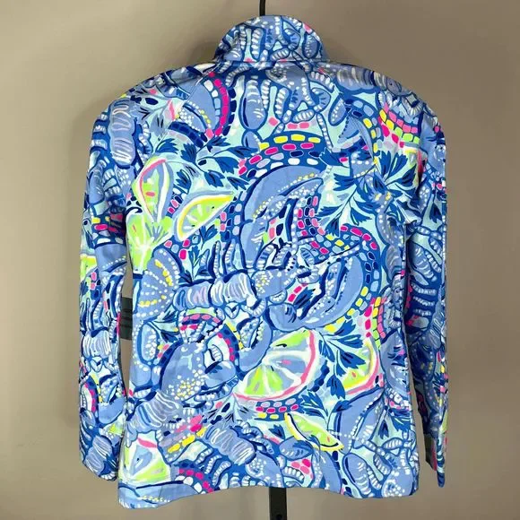 NWT Women's Lilly Pulitzer Tops Lilly Pulitzer Skipper Popover Size Small UPF 50 - Picture 5 of 7